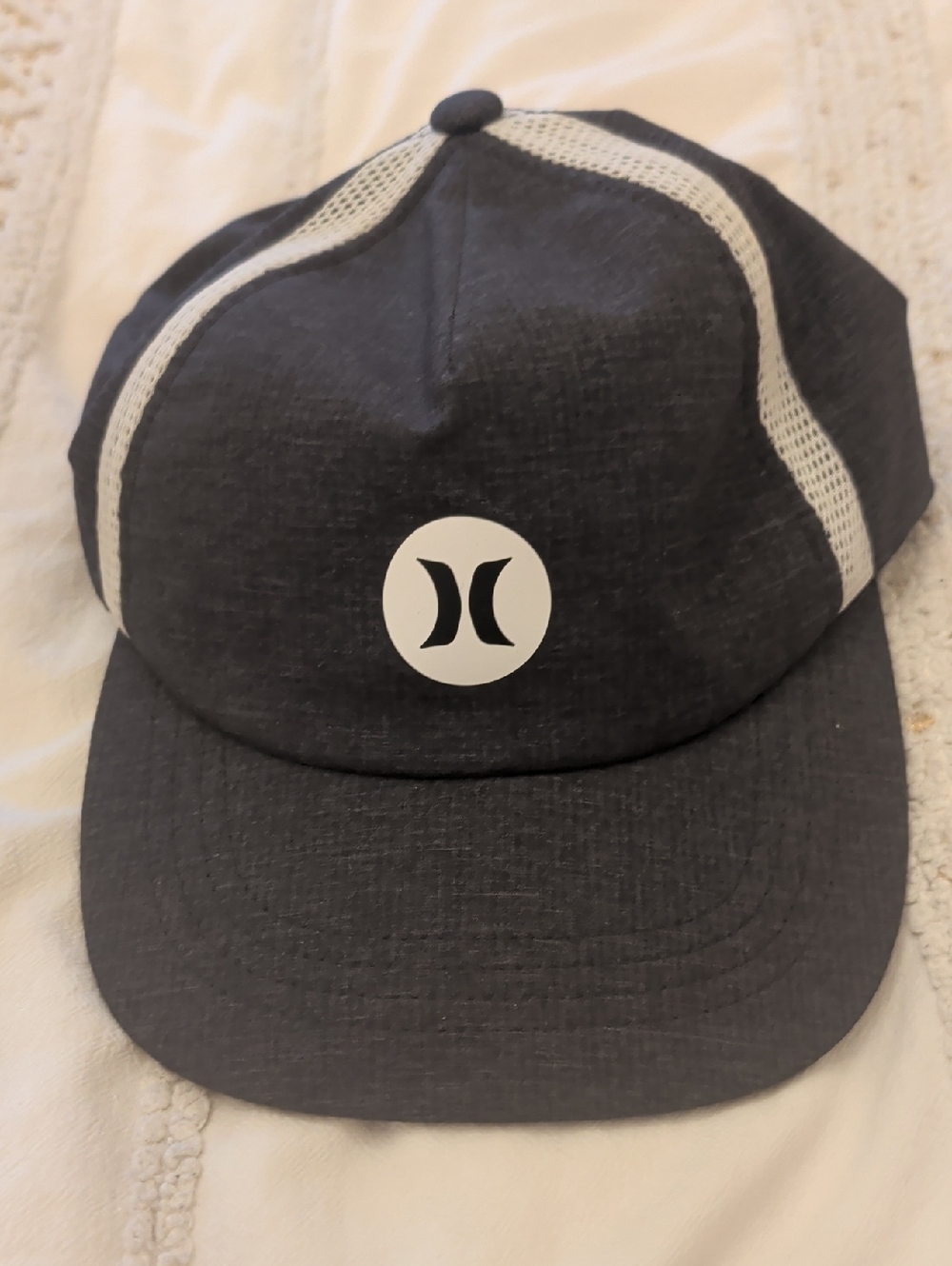 Hurley Charcoal Cap with White Mesh Accents